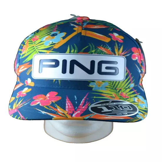 PING Clubs of Paradise Tour Flexfit Snapback Navy NEW WITH TAGS & Hanger