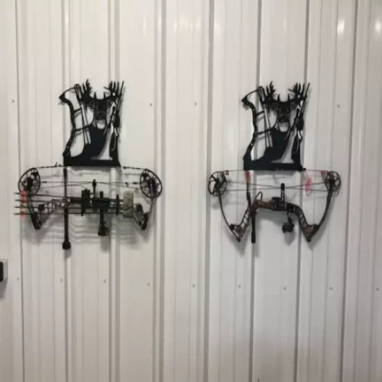 Metal Bow Holder, Hunting Bow Holder, Bow Rack, Bowhunting, Deer Hunting