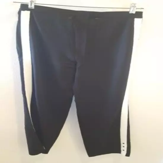 NWT JAMIE SADOCK Black White Trim Golf Comfort Knit Pants 30" Inseam - sz S