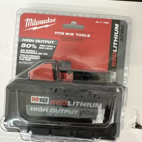 Milwaukee M18 RedLithium High Output XC8.0 Battery Pack - Black (48-11-1880)