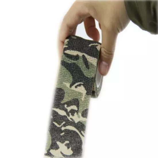 5pcs/set 5CMx4.5M Hunting Camping Camouflage Stealth Tape Waterproof Wraps