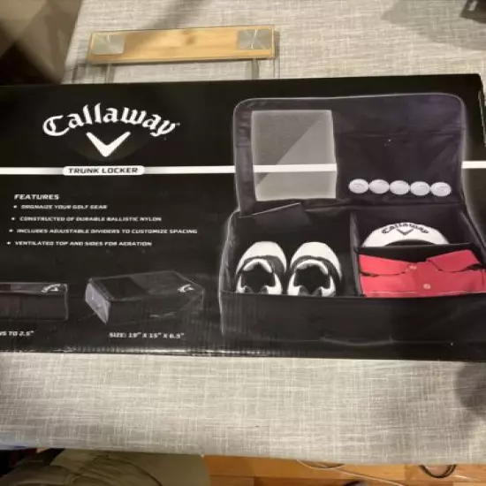 Callaway Golf Compact Carry Travel Locker Luggage Organizer Collapsible Dividers