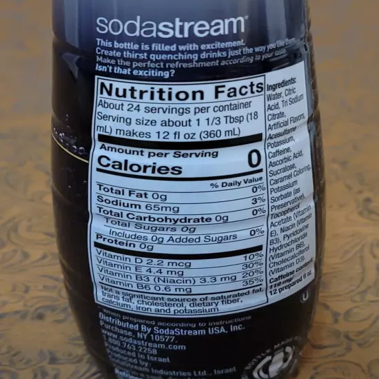 SodaStream Diet Xtreme Energy Drink, 14.8 Fl Oz Soda Maker Mix - DISCONTINUED Đ