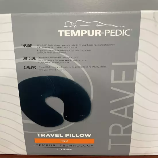 Tempur-Pedic Travel Pillow (Firm) For Neck Support (841230028071)