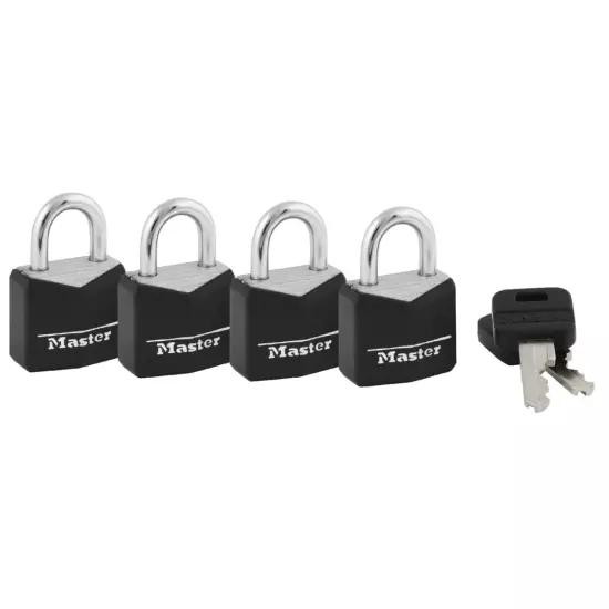 Covered Aluminum 3/4In (19 Mm) Padlock with Key, (7/16 in (11 Mm) S