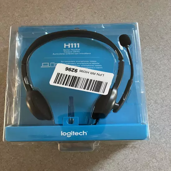 Logitech H111 Black On the Ear Stereo Headset