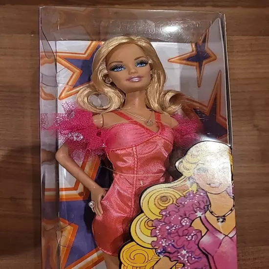 2009 SUPERSTAR BARBIE DOLL NRFB NEW Blonde THEN (1977) & NOW Remake GLAM