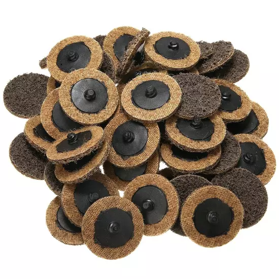 50x 2 inch Coarse Surface Conditioning Discs Roll Lock Die Grinder Sanding Pads