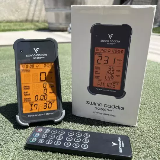 Swing Caddie SC200 Plus Launch Monitor- Excellent Condition!