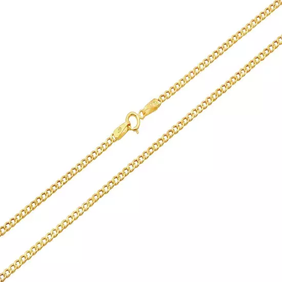 BRAND NEW 10k Yellow Gold 2mm-7.5mm Cuban Curb Link Chain Necklace16"-30" Hollow