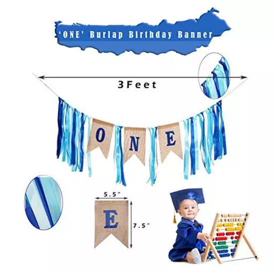 1st Birthday Decoration Set and Crown First Birthday Decoration birthday party