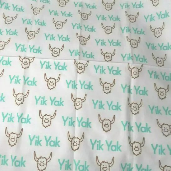 Yik Yak Novelty Bandana Multicolor 21.5 x 21.5 inches