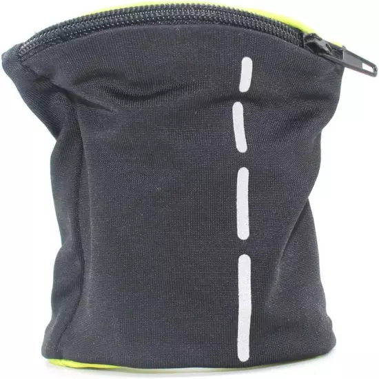 Unisex Zippered Wristband Pouch Runner’S Wrist Pocket Reversible Wrist Wallet