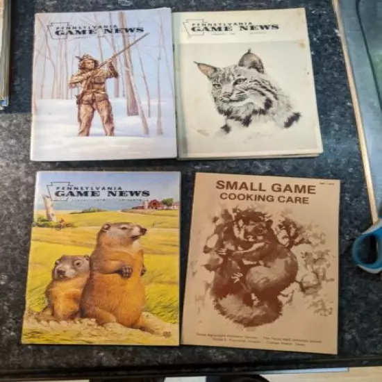 Pennsylvania Game News 112 books. 1963-1980. Vintage