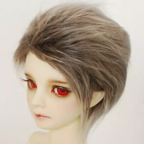 Handmade Toy 1/12 1/8 1/6 1/3 1/4 Doll Wig BJD/SD Doll Props Short Hair 1 Pcs