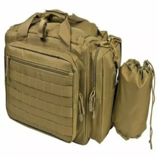 VISM Competition Range Bag Tactical Shooting Range Pistol Bag Hunting COYO TAN