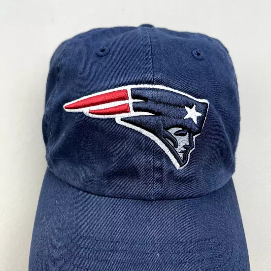 New England Patriots Hat Cap Strapback Navy Blue Football NFL Logo Adjustable