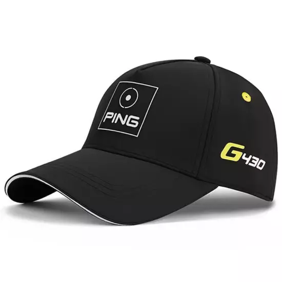 The PING Classic Golf Cap is adjustable by one size to fit most baseball caps/