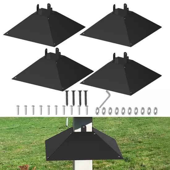 Garden Protection Bird Feeder Protector Pole Squirrel Guard Raccoon Proof