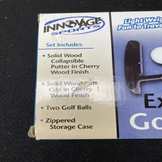 Executive Golf Putting Set Golfer Putt Training Aid. NEW 