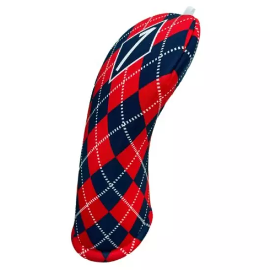 BeeJos Navy and Red Argyle Golf Club Head Covers