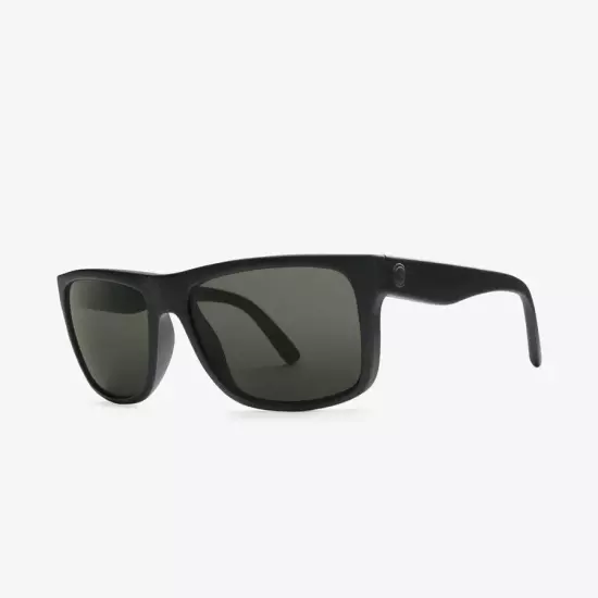 Electric Swingarm Sunglasses - Matte Black Frame/Grey Lens