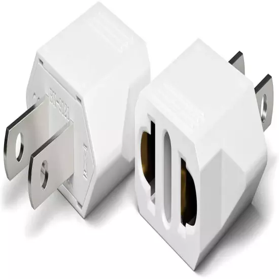 European to US Plug Adapter, EU to US Plug Adapter, Europe to USA Plug Adaptor,