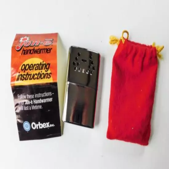 Vintage Orbex Standard Hand Warmer Pouch Manual Excellent