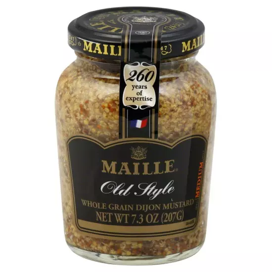 Maille Old Style Mustard, 7.3-Ounce Bottles (Pack of 6) 