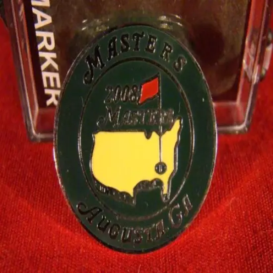 MASTERS 2008 GOLF TOURNAMENT COMMEMORATIVE BALL MARKER - AUGUSTA NATIONAL!