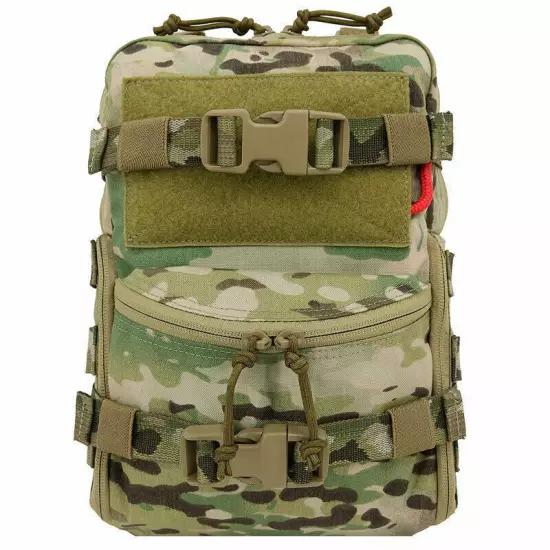 Tactical Molle MiniMAP Modular Assault Pack Quick Detach Map Hydration Backpack