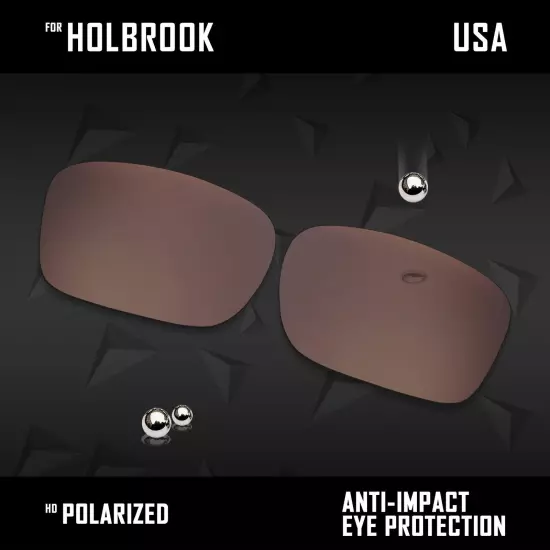 Anti Scratch Polarized Replacement Lenses for-Oakley Holbrook OO9102 Options