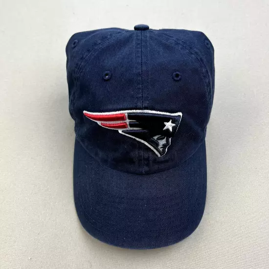 New England Patriots Hat Cap Strapback Navy Blue Football NFL Logo Adjustable