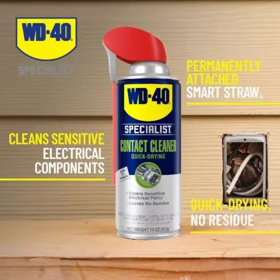 WD-40 Specialist Electrical Contact Cleaner, 11 oz