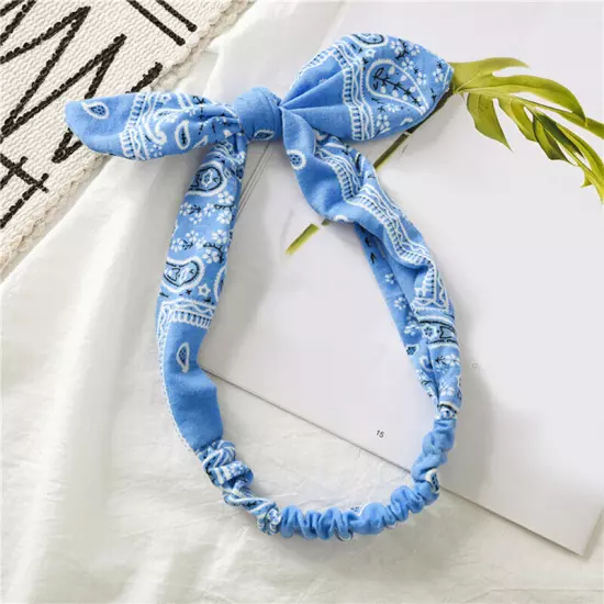 New Boho Satin Twist Knot Headband Elastic Wrap Turban Hair Band Hairband Sport"