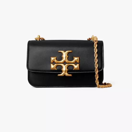 Tory Burch Eleanor Small Convertible ShoulderBag Black 73589 w/dustbag & Shopper