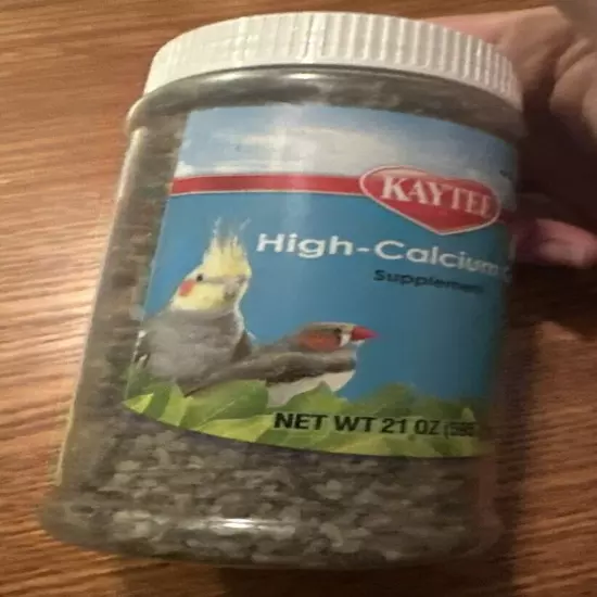 Kaytee Forti-Diet Pro Health Small Bird Hi-Calcium Grit Jar 21oz