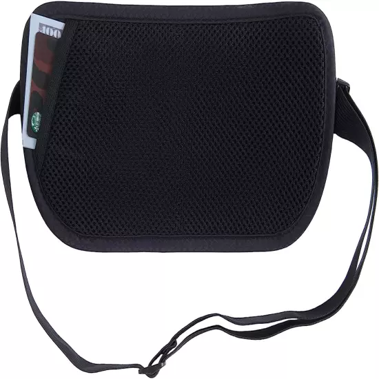 Travel Money Belt - Slim Passport Holder Secure Hidden Travel Pouch with RFID Bl