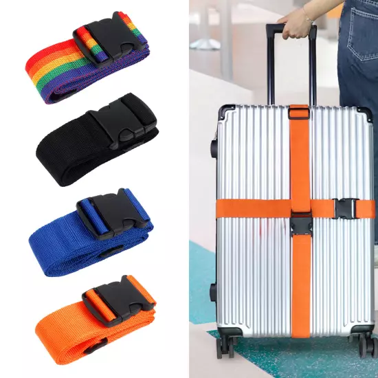 Packing Cross Heavy Adjustable Strap Suitcase Belt Luggage Long Travel Duty KIT