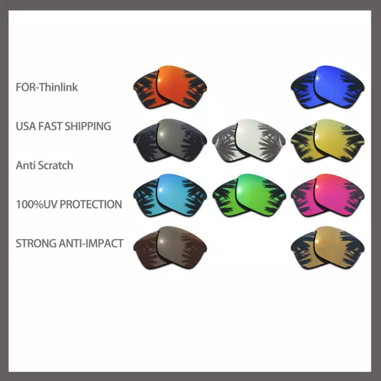 US Replacement Polarized Lenses for-Oakley Thinlink OO9316 Anti-scratch