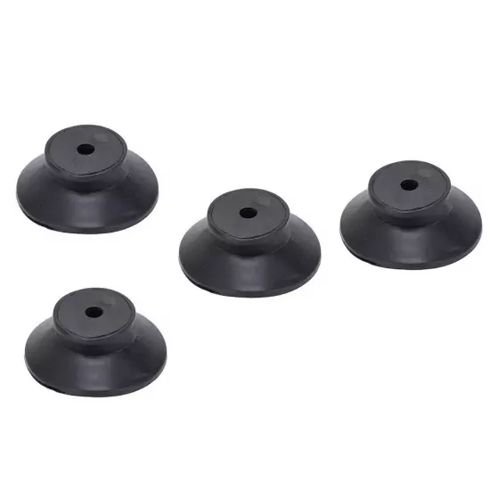 4Pcs Air Compressor Black Rubber Pad Replacement-Foot Pads M6 Vibration Isolator