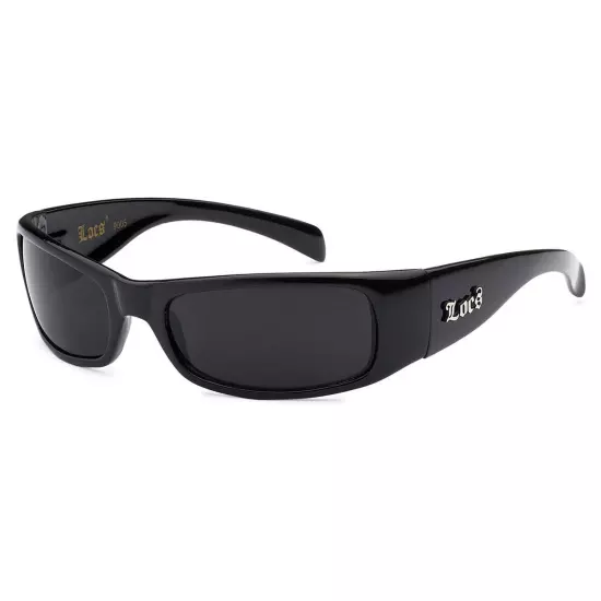 LOCS Hardcore Gangster Sunglasses Classic Lowrider Biker Cholo Designer Eyewear