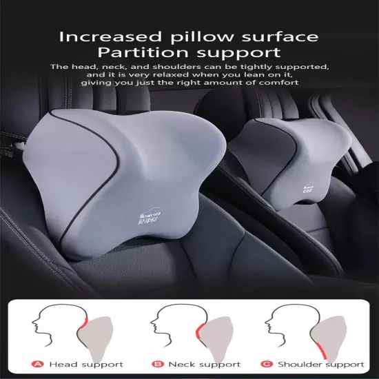 CarSeat Headrest Pillow Neck Lumbar Support Car Pillow Back Support Waist Pillow