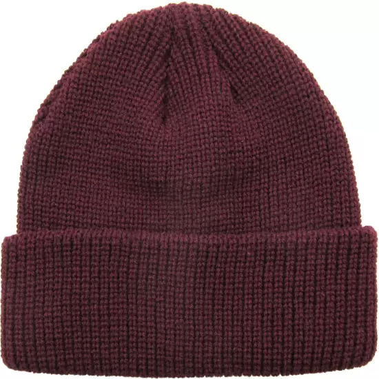 Warm Winter Knit Cuff Beanie Cap Fisherman Watch Cap Daily Ski Hat Skully