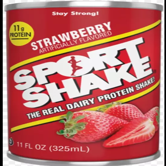 12 Sport Shake Strawberry Real Dairy Power Protein Drink 11 ounces 11/01/2025