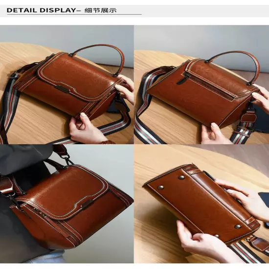 Cowhide Leather Women's Handbag Crossbody Bag Lady Summer Bag Shoulder Bags