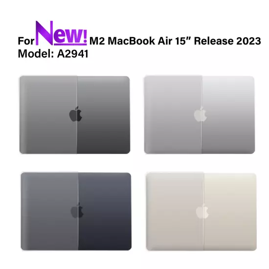 IBENZER 2024 2023 MacBook Air 15 inch case M3 A3114 M2 A2941 HardShell Case