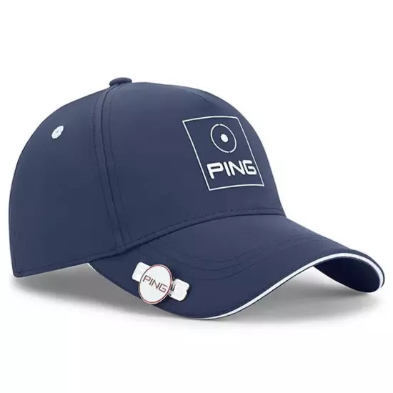 The PING Classic Golf Cap is adjustable by one size to fit most baseball caps/