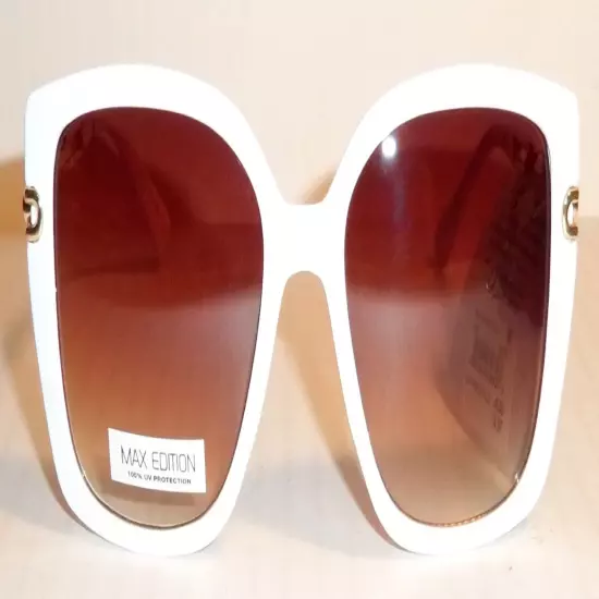 MAX EDITION Gold White Smoky Gradient Sunglasses NWT