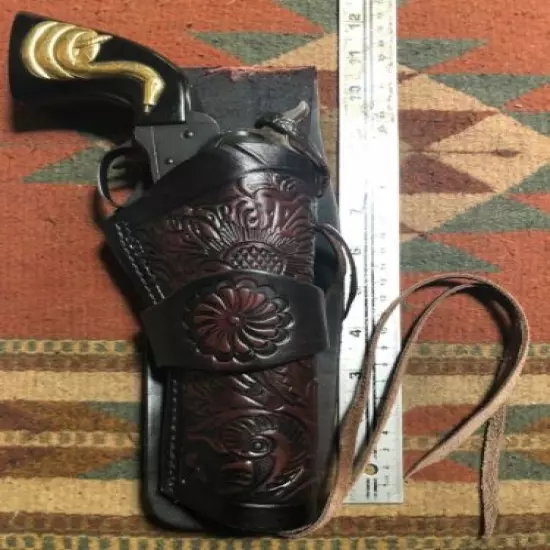 Ruger Single Six &Ten EMF Pietta Chiappa 1873 4.75 Cowboy Drop Holster Used